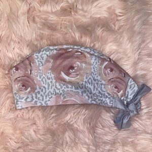 Scrub cap cheetah print